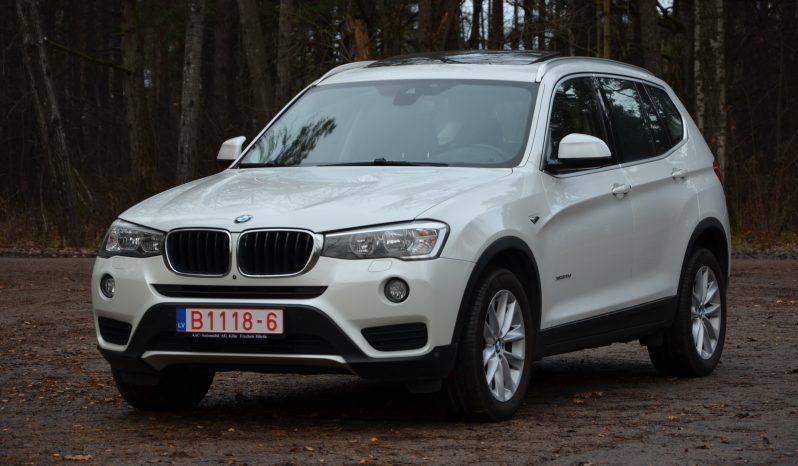 Tikko ievests-BMW X3 X-Drive ar 2.0D B47 (140Kw-190Z/s). Dīzeļa dzinēju un automātisko ātrumkārbu. Krāsa-Baltā pērle full
