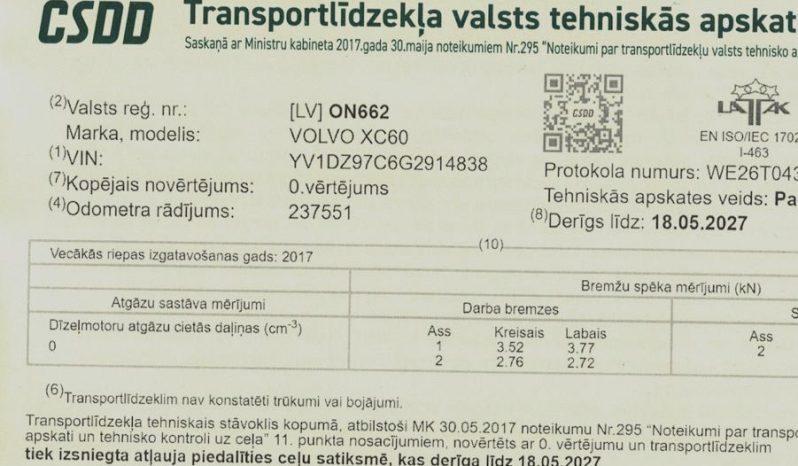 Tikko ievests. Volvo XC 60 Summum  2.4 D5 (158KW-215z/s)  Dīzelis Awd (4×4) Pilnpiedziņa ar automātisko ātrumkārbu. full