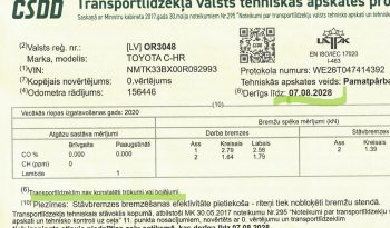 Tikko ievesta. Toyota C-Hr Hybrid Facelift full
