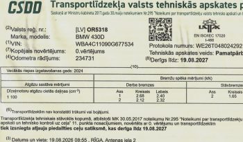 Tikko ievests. BMW Gran Coupe M-Sportpaket 430D Rwd (190 kw-258 z/s) Dīzelis ar Automātisko ātrumkārbu. full